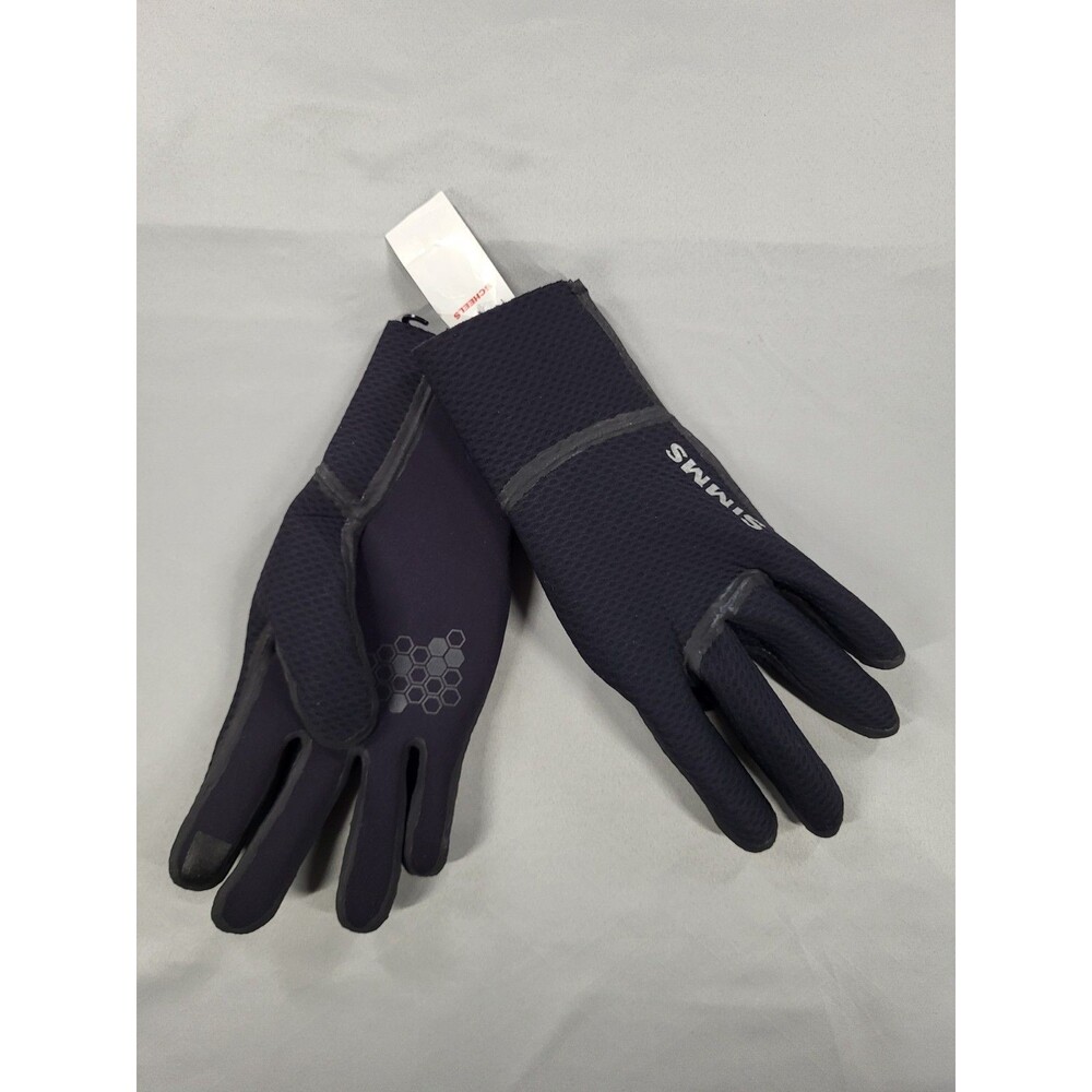 Simms Kispiox Waterproof Neoprene Fishing Gloves Black Mens Size XL NWT - Picture 3 of 11